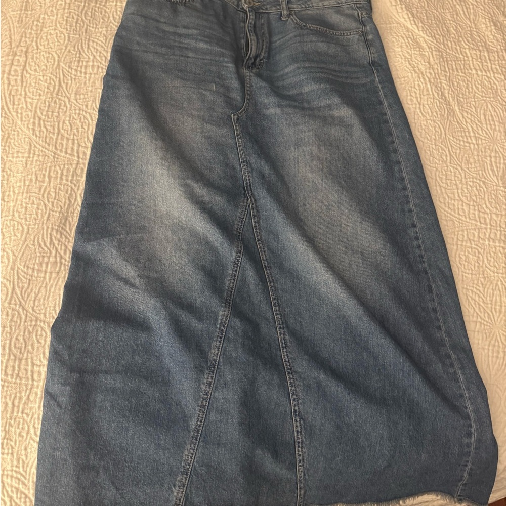 Lucky Brand Blue Denim Skirt